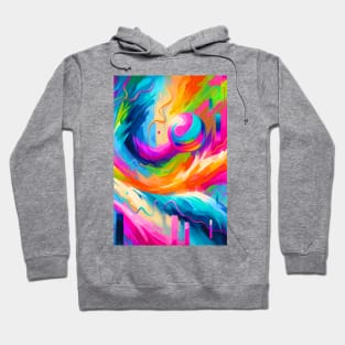 Abstract Colorful 90s Pattern Hoodie